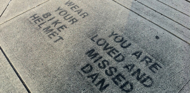 Sidewalk_Message A Message Left By Friends