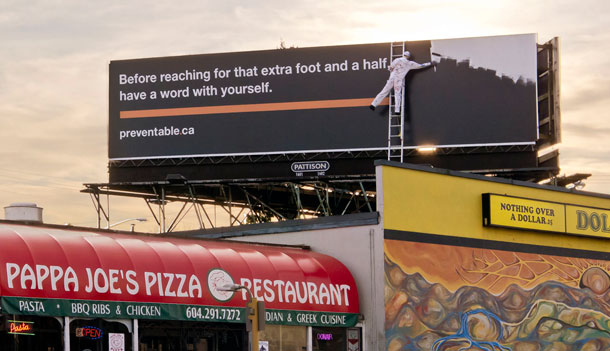 Billboard Preventable billboard in Burnaby
