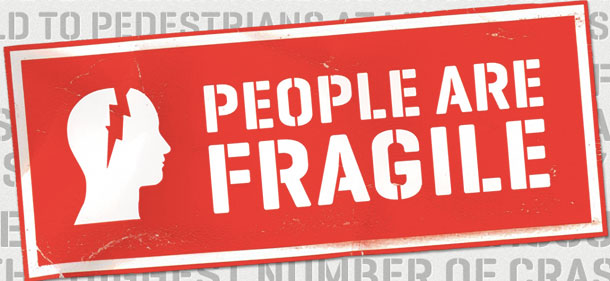 People are fragile logo