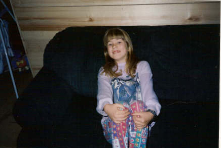 Undated photo of Carrie Snaychuck. Six-year-old Carrie Snaychuck suffered second- and third-degree burns to her leg in July 1995 after a boy ignited a campfire with gasoline he found in their campsite.