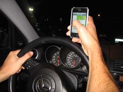 H drivint while texting