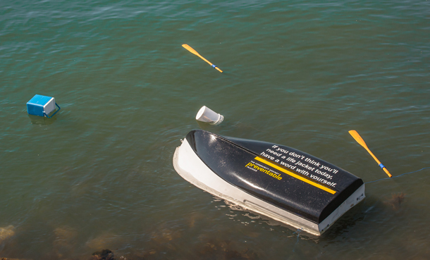 Overturned Boat at Cultus Lake